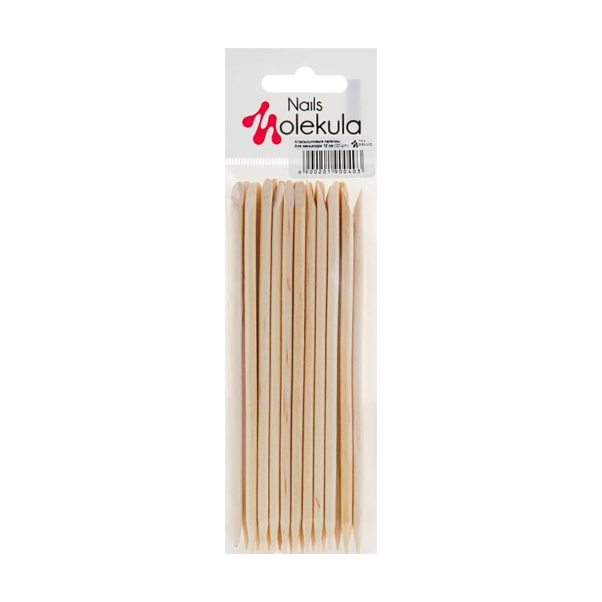 Апельсинові палички Nails Molekula Professional, 12 см, 20 шт (ML1024)